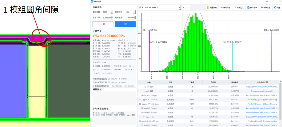 DTAS 3D电池包公差仿真案例(图1)